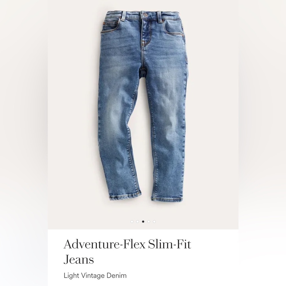 Mini Biden Adventure Flex Slim Fit Jeans, 12Y